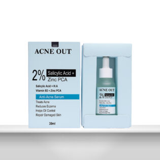 Acne out 2% saliclic acid + zinc PCA
